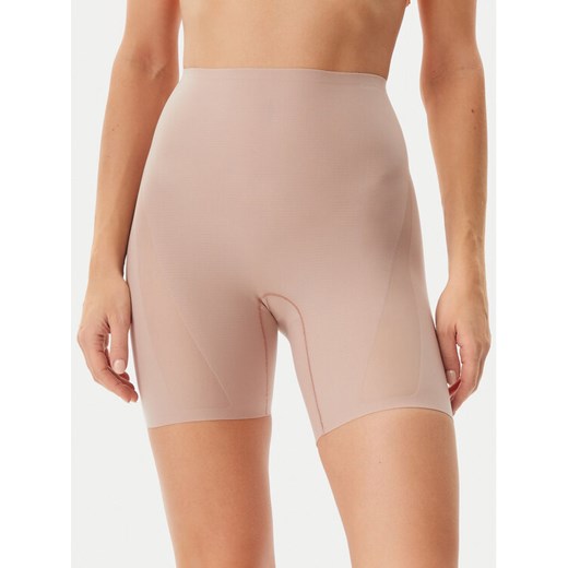 Calvin Klein Underwear Bielizna modelująca dolna Stay Put Mesh LV00QF8168 Beżowy ze sklepu MODIVO w kategorii Bielizna wyszczuplająca - zdjęcie 182714380