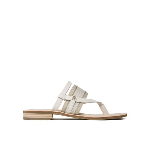 Tommy Hilfiger Japonki Th Webbing Mule Sandal FW0FW07275 Biały ze sklepu MODIVO w kategorii Klapki damskie - zdjęcie 182714472