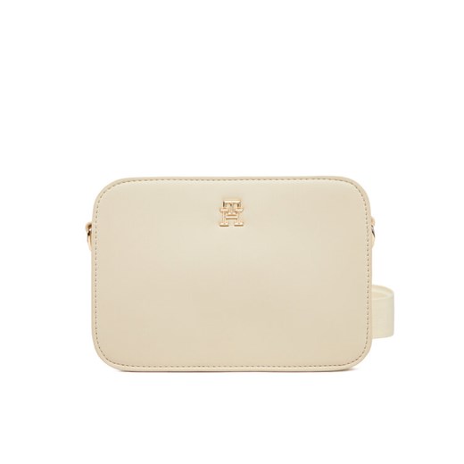 Tommy Hilfiger Torebka Th Logotape Camera Bag AW0AW17229 Beżowy ze sklepu MODIVO w kategorii Listonoszki - zdjęcie 182714504