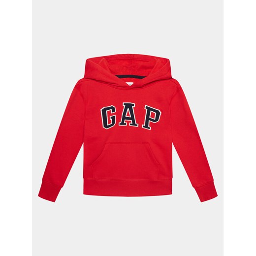 Gap Bluza 516663-03 Czerwony Regular Fit ze sklepu MODIVO w kategorii Bluzy chłopięce - zdjęcie 182714530