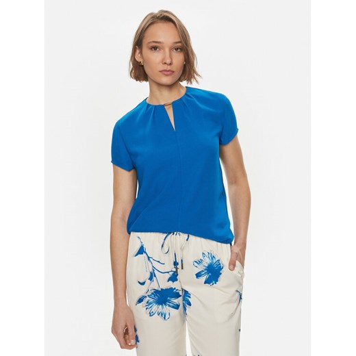 Calvin Klein Bluzka K20K207062 Niebieski Regular Fit ze sklepu MODIVO w kategorii Bluzki damskie - zdjęcie 182714571
