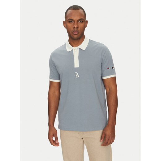 Champion Polo 221044 Niebieski Regular Fit ze sklepu MODIVO w kategorii T-shirty męskie - zdjęcie 182714593