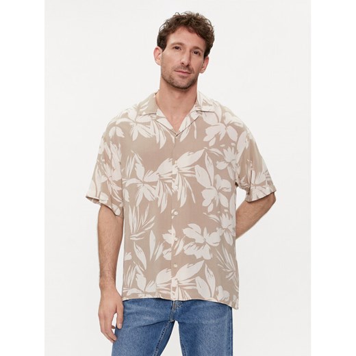 Jack&Jones Koszula Jeff 12248408 Beżowy Relaxed Fit ze sklepu MODIVO w kategorii Koszule męskie - zdjęcie 182714594