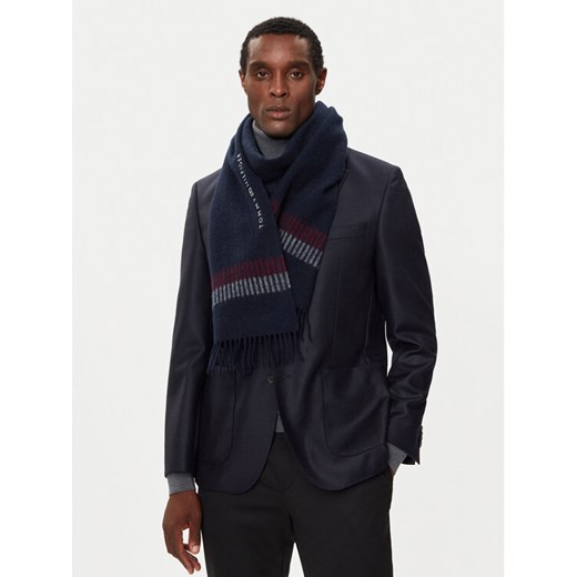 Tommy Hilfiger Szalik Corporate AM0AM12832 Granatowy ze sklepu MODIVO w kategorii Szaliki męskie - zdjęcie 182714602
