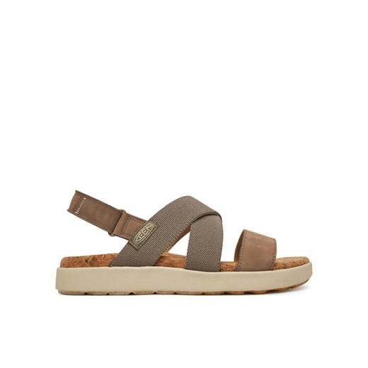 Keen Sandały Elle Criss Cross 1028630 Szary ze sklepu MODIVO w kategorii Sandały damskie - zdjęcie 182714794