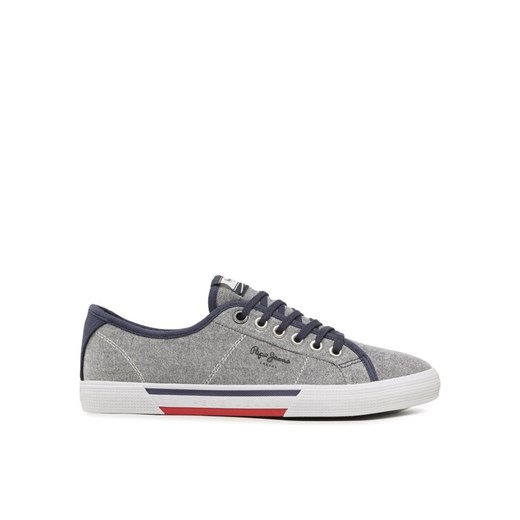 Pepe Jeans Tenisówki Brady Men Chambray PMS30817 Granatowy Pepe Jeans 43 MODIVO