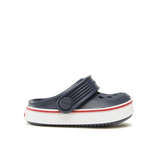 Crocs Klapki Crocs Crocband Clean Clog T 208479 Granatowy ze sklepu MODIVO w kategorii Klapki dziecięce - zdjęcie 182714961