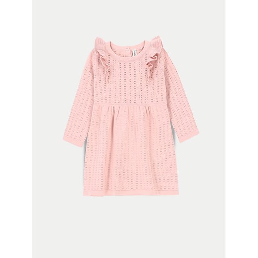 Coccodrillo Sukienka codzienna ZC4129401CGN Różowy Regular Fit ze sklepu MODIVO w kategorii Sukienki niemowlęce - zdjęcie 182715001