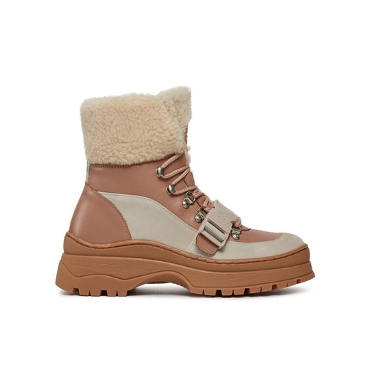Ted Baker Botki Mayyzi 258003 Brązowy ze sklepu MODIVO w kategorii Śniegowce damskie - zdjęcie 182715012