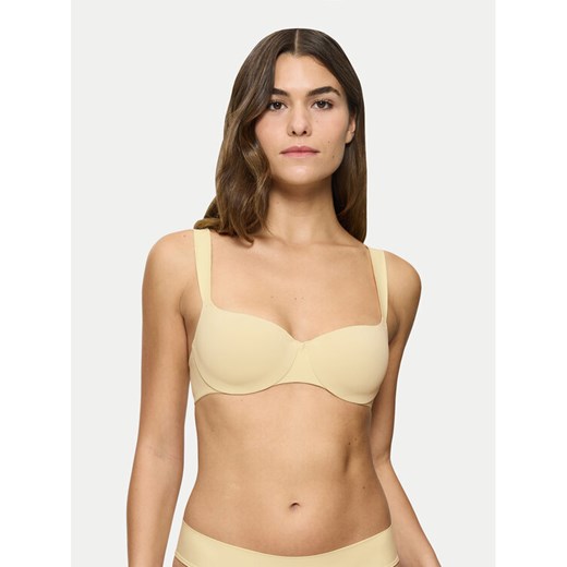 Triumph Biustonosz balkonetka Make-Up Illusion 10217849 Żółty ze sklepu MODIVO w kategorii Biustonosze - zdjęcie 182715100