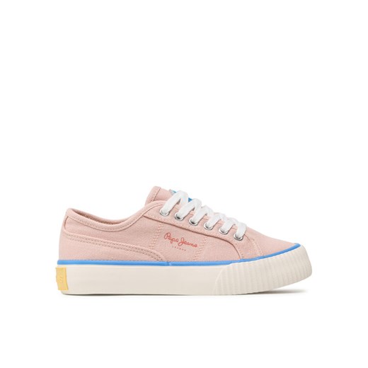 Pepe Jeans Tenisówki PGS30542 Różowy ze sklepu MODIVO w kategorii Trampki dziecięce - zdjęcie 182715173