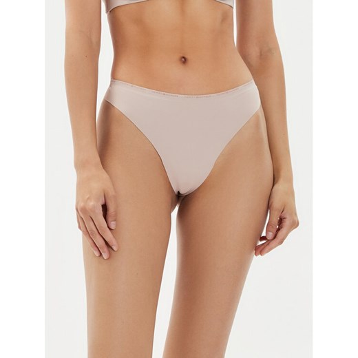 Tommy Hilfiger Stringi UW0UW05214 Beżowy ze sklepu MODIVO w kategorii Majtki damskie - zdjęcie 182715220