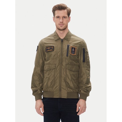 Aeronautica Militare Kurtka przejściowa 251AB2071CT3081 Khaki Regular Fit ze sklepu MODIVO w kategorii Kurtki męskie - zdjęcie 182715224