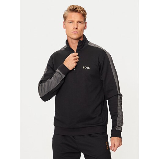 Boss Bluza 50527551 Czarny Regular Fit ze sklepu MODIVO w kategorii Bluzy męskie - zdjęcie 182715233