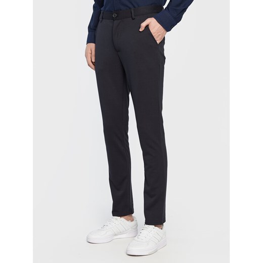Blend Spodnie materiałowe Napa 20711182 Granatowy Slim Fit ze sklepu MODIVO w kategorii Spodnie męskie - zdjęcie 182715270