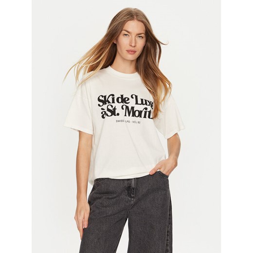 ViCOLO T-Shirt RS0052 Écru Regular Fit ze sklepu MODIVO w kategorii Bluzki damskie - zdjęcie 182715293