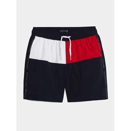 Tommy Hilfiger Szorty kąpielowe UB0UB00527 Granatowy Regular Fit Tommy Hilfiger 10_12Y MODIVO