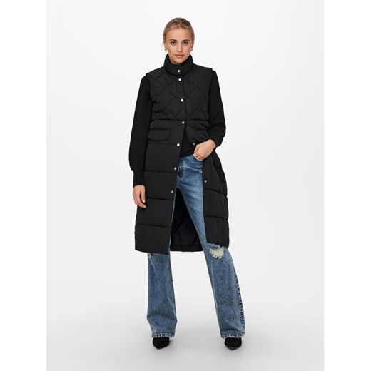 ONLY Bezrękawnik 15238994 Czarny Regular Fit ze sklepu MODIVO w kategorii Kamizelki damskie - zdjęcie 182715323