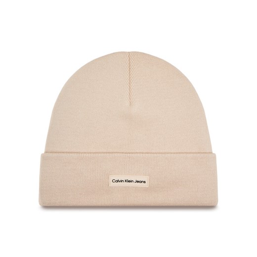 Calvin Klein Jeans Czapka Inst Patch Beanie K60K612322 Różowy ze sklepu MODIVO w kategorii Czapki zimowe damskie - zdjęcie 182715332