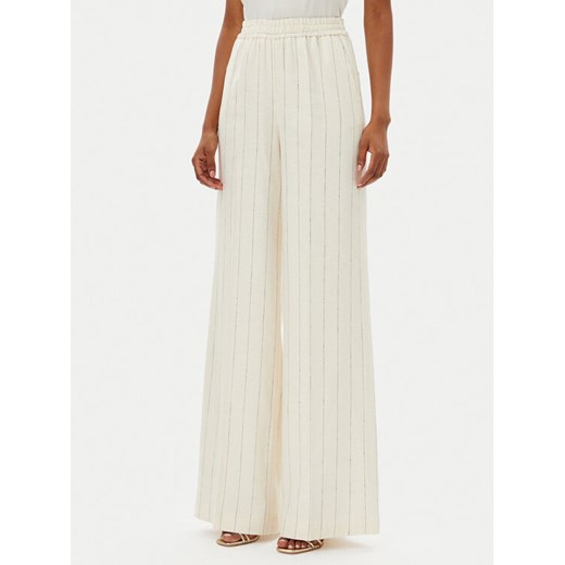 Kontatto Spodnie palazzo MA3008C Écru Wide Leg ze sklepu MODIVO w kategorii Spodnie damskie - zdjęcie 182715340