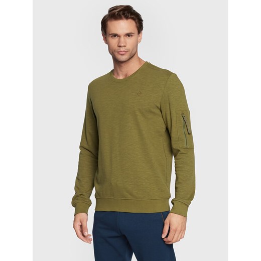 Volcano Bluza B-Velt M01149-W23 Zielony Regular Fit ze sklepu MODIVO w kategorii Bluzy męskie - zdjęcie 182715370
