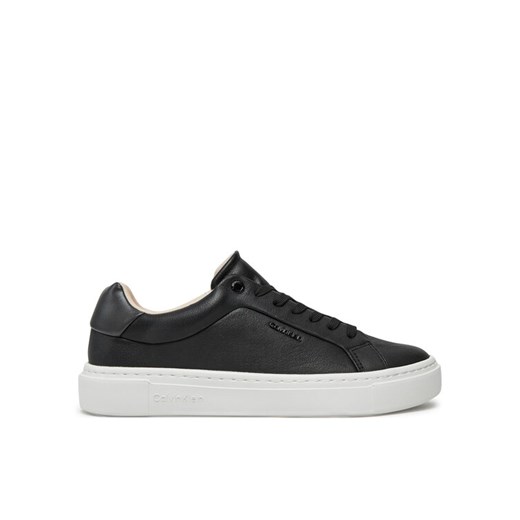 Calvin Klein Sneakersy Cupsole Lace Up W/Ml HW0HW02288 Czarny ze sklepu MODIVO w kategorii Buty sportowe damskie - zdjęcie 182715440