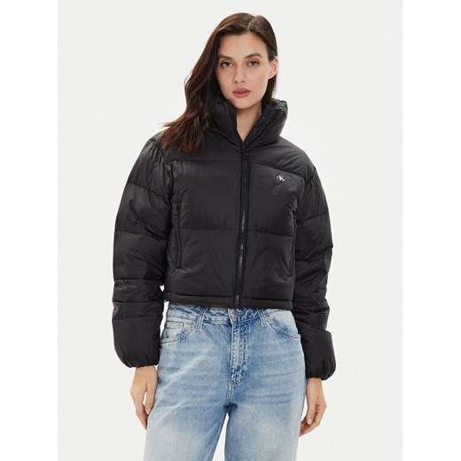 Calvin Klein Jeans Kurtka puchowa J20J223577 Czarny Relaxed Fit ze sklepu MODIVO w kategorii Kurtki damskie - zdjęcie 182715474