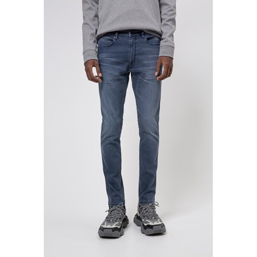 Boss Jeansy Skinny Fit Hugo 734 50430974 Granatowy Skinny Fit ze sklepu MODIVO w kategorii Jeansy męskie - zdjęcie 182715543