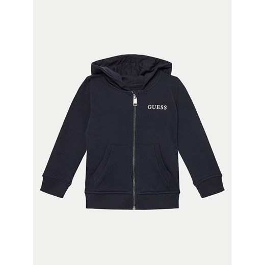 Guess Bluza N3YQ07 KAUG0 Granatowy Regular Fit ze sklepu MODIVO w kategorii Bluzy chłopięce - zdjęcie 182715562