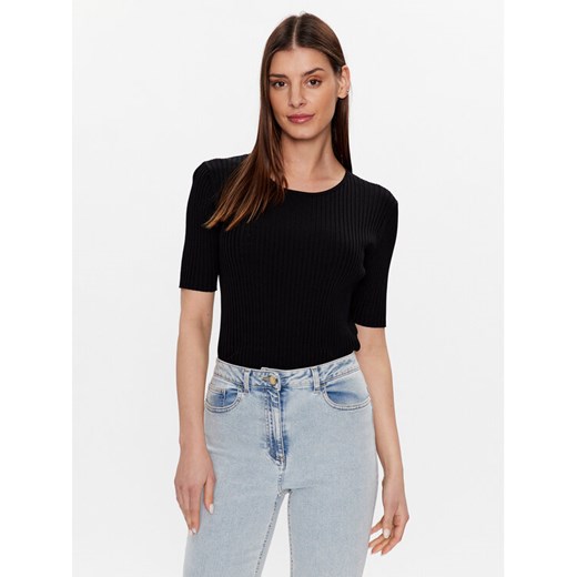 Trussardi Sweter 56M00583 Czarny Slim Fit ze sklepu MODIVO w kategorii Swetry damskie - zdjęcie 182715620