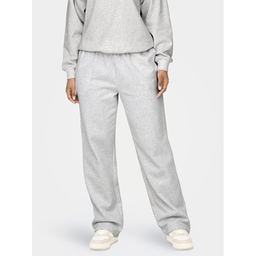 ONLY Spodnie dresowe Daze 15325981 Szary Regular Fit ze sklepu MODIVO w kategorii Spodnie damskie - zdjęcie 182715662
