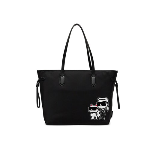 KARL LAGERFELD Torebka A2W30179 Czarny ze sklepu MODIVO w kategorii Torby Shopper bag - zdjęcie 182715684