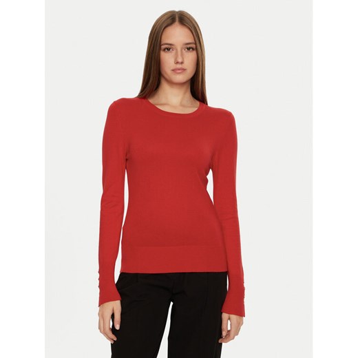 Brave Soul Sweter LK-248HOLLYRD Czerwony Regular Fit ze sklepu MODIVO w kategorii Swetry damskie - zdjęcie 182715693