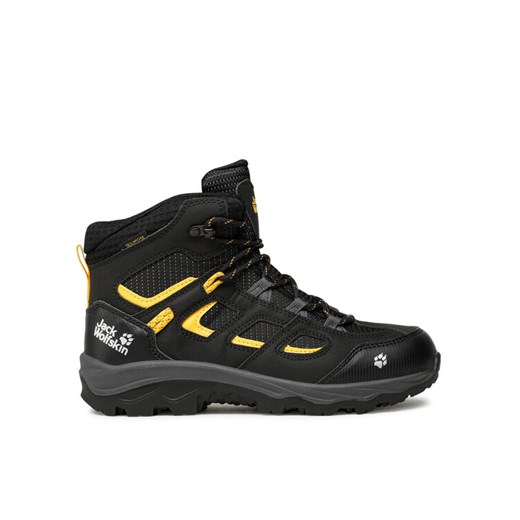Jack Wolfskin Trekkingi Vojo Texapore Mid K 4042181 Czarny ze sklepu MODIVO w kategorii Buty trekkingowe dziecięce - zdjęcie 182715720