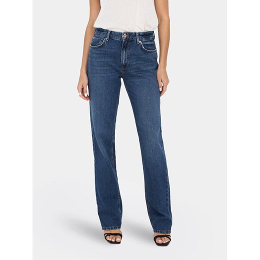 ONLY Jeansy Jaci 15296923 Niebieski Straight Fit ze sklepu MODIVO w kategorii Jeansy damskie - zdjęcie 182715744