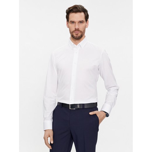 Boss Koszula 50469378 Biały Regular Fit ze sklepu MODIVO w kategorii Koszule męskie - zdjęcie 182715751