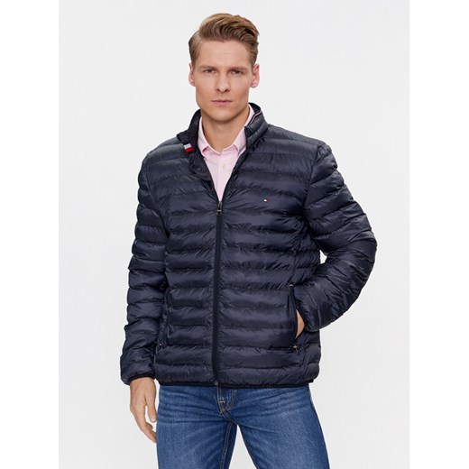 Tommy Hilfiger Kurtka przejściowa Core Circular MW0MW18763 Granatowy Regular Fit ze sklepu MODIVO w kategorii Kurtki męskie - zdjęcie 182715762