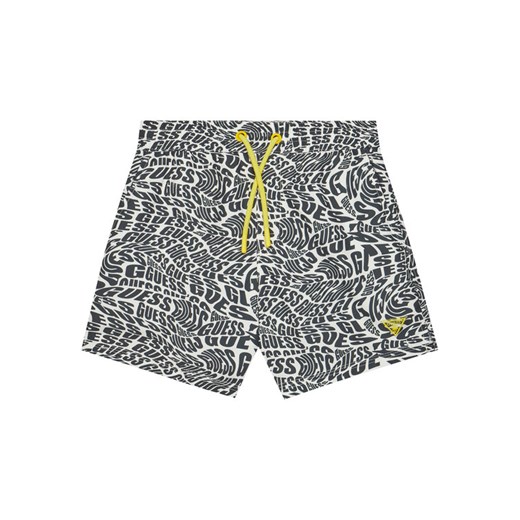 Guess Szorty kąpielowe L5GZ01 WG2D2 Czarny Regular Fit ze sklepu MODIVO w kategorii Kąpielówki chłopięce - zdjęcie 182715804