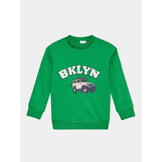 NAME IT Bluza 13219396 Zielony Regular Fit ze sklepu MODIVO w kategorii Bluzy chłopięce - zdjęcie 182715882