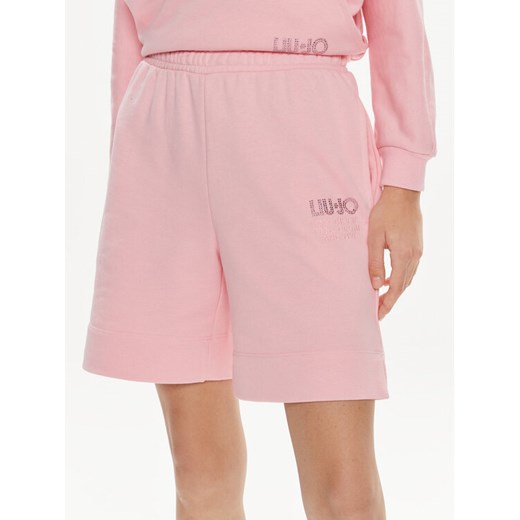 Liu Jo Szorty sportowe MA4386 F0873 Różowy Regular Fit ze sklepu MODIVO w kategorii Szorty - zdjęcie 182715891