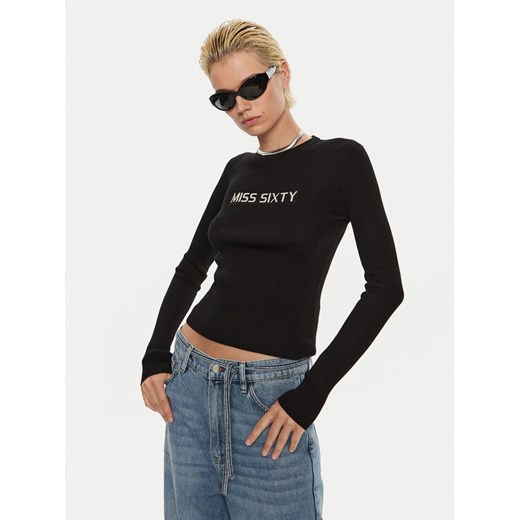 Miss Sixty Bluzka 6L3RJ7291000 Czarny Regular Fit ze sklepu MODIVO w kategorii Bluzki damskie - zdjęcie 182715903