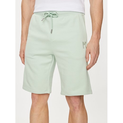 KARL LAGERFELD Szorty sportowe 705889 542900 Zielony Regular Fit ze sklepu MODIVO w kategorii Spodenki męskie - zdjęcie 182715933