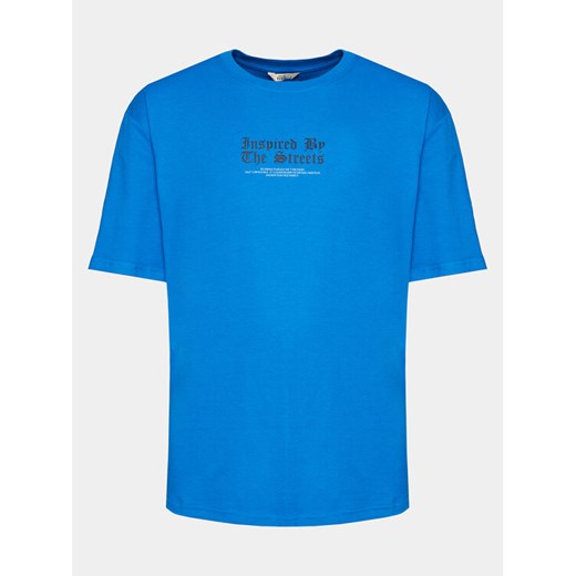 Redefined Rebel T-Shirt Rafael 221165GOTS Niebieski Regular Fit ze sklepu MODIVO w kategorii T-shirty męskie - zdjęcie 182716002