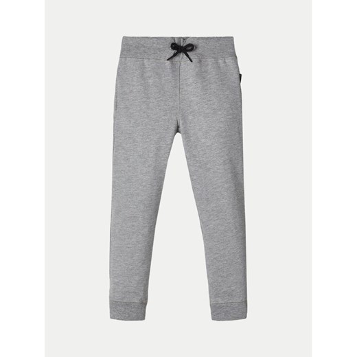 NAME IT Spodnie dresowe Bru Noos 13153665 Szary Regular Fit ze sklepu MODIVO w kategorii Spodnie i półśpiochy - zdjęcie 182716120