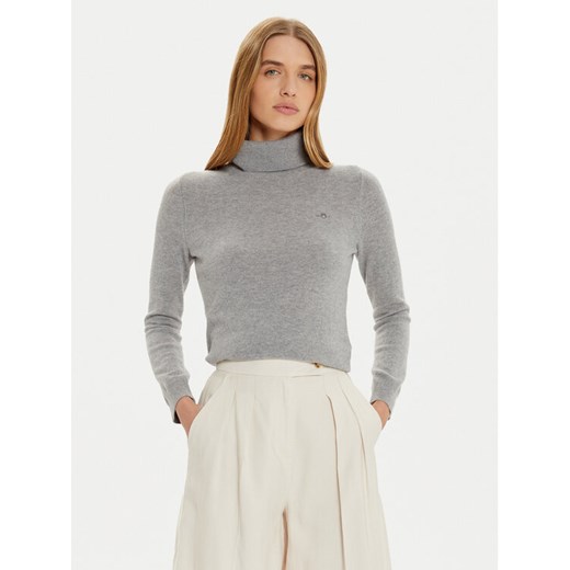 Gant Golf 4805263 Szary Regular Fit ze sklepu MODIVO w kategorii Swetry damskie - zdjęcie 182716160