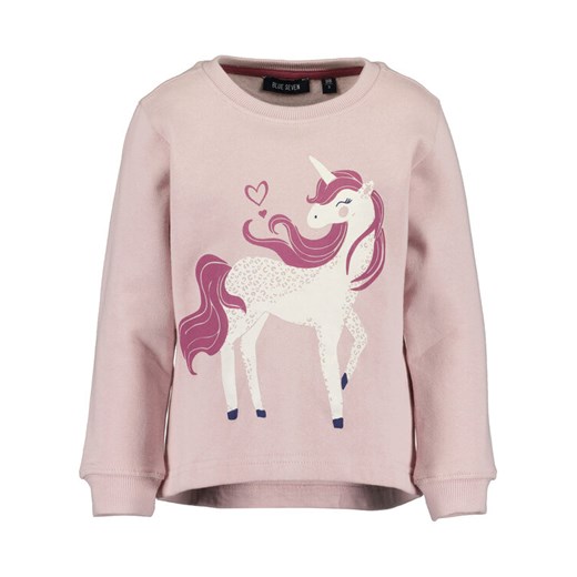 Blue Seven Bluza 764660 X Różowy Regular Fit ze sklepu MODIVO w kategorii Bluzy dziewczęce - zdjęcie 182716161