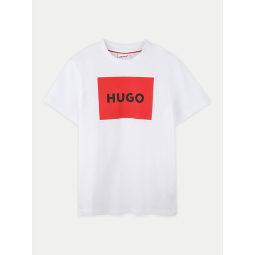 Hugo T-Shirt G00144 M Biały Regular Fit ze sklepu MODIVO w kategorii T-shirty chłopięce - zdjęcie 182716222