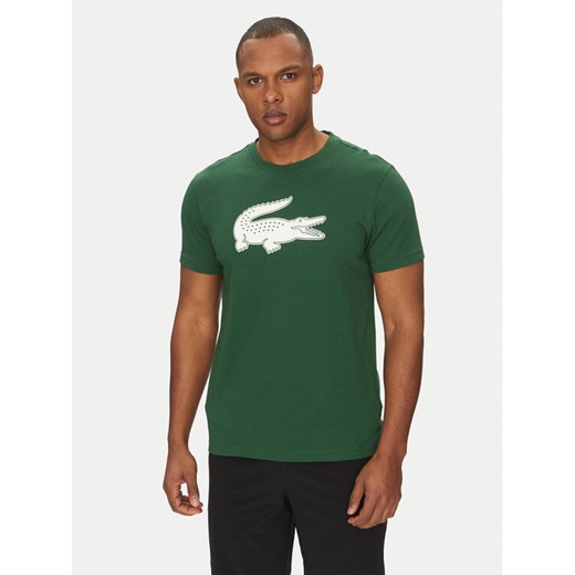 Lacoste T-Shirt TH2042 Zielony Regular Fit ze sklepu MODIVO w kategorii T-shirty męskie - zdjęcie 182716340