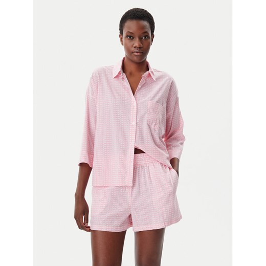 DKNY Piżama YI50046 Różowy Regular Fit ze sklepu MODIVO w kategorii Piżamy damskie - zdjęcie 182716343