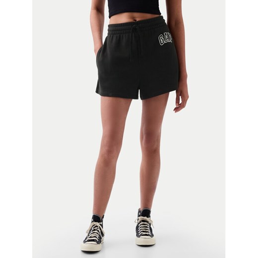 Gap Szorty sportowe 870535-03 Czarny Regular Fit ze sklepu MODIVO w kategorii Szorty - zdjęcie 182716402